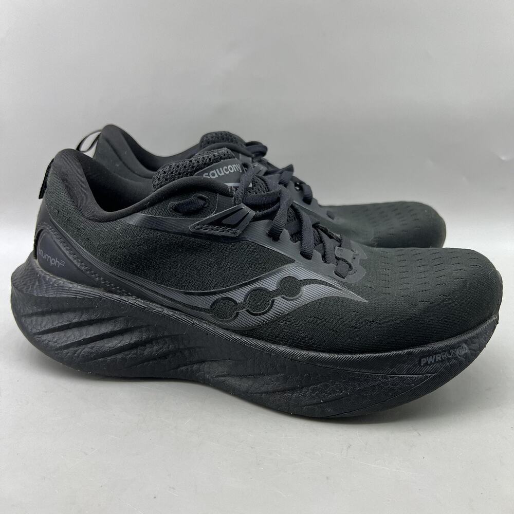 Men's 7 / Women's 8.5 - Saucony Triumph 22 Running Shoes Black Comfort Sneakers